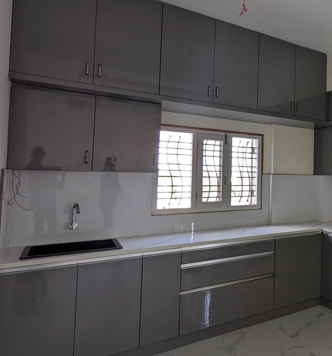 Laminate finished cabinets